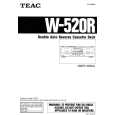 TEAC W520R Instrukcja Obsługi