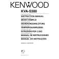 KENWOOD KVAS300 Instrukcja Obsługi