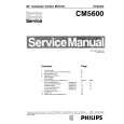 PHILIPS CM5600 CHASSIS Instrukcja Serwisowa