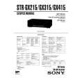 SONY STRGX315 Instrukcja Serwisowa