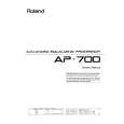 ROLAND AP-700 Instrukcja Obsługi