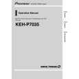 PIONEER KEH-P7035/ES Instrukcja Obsługi