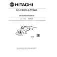 HITACHI G12SA Instrukcja Obsługi
