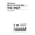 ROLAND TR-707 Instrukcja Obsługi