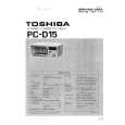 TOSHIBA PC-D15 Instrukcja Serwisowa