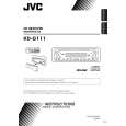 JVC KD-G111 Instrukcja Obsługi
