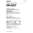 SONY XR-4257 Instrukcja Obsługi