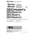 PIONEER GEX-P6400TVP/XU/EW Instrukcja Serwisowa