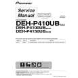 PIONEER DEH-P4150UB/XS/ES Instrukcja Serwisowa