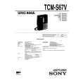 SONY TCMS67V Instrukcja Serwisowa