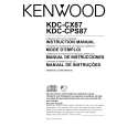 KENWOOD KDC-CX87 Instrukcja Obsługi
