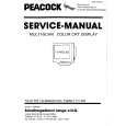 PEACOCK TXD1753 Instrukcja Serwisowa