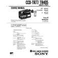 SONY CCD-TR405 Instrukcja Serwisowa