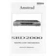 AMSTRAD SRD2000 Instrukcja Serwisowa
