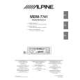 ALPINE MDM7741 Instrukcja Obsługi