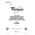 WHIRLPOOL SF3300ERW1 Katalog Części