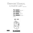 CASIO TV1800C Instrukcja Serwisowa
