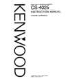 KENWOOD CS4025 Instrukcja Obsługi