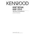 KENWOOD KAF-1010 Instrukcja Obsługi