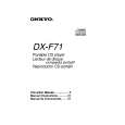 ONKYO DXF71 Instrukcja Obsługi