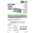 SONY DSC-L1 LEVEL3 Instrukcja Serwisowa