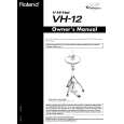 ROLAND VH-12 Instrukcja Obsługi