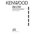 KENWOOD HM-L700 Instrukcja Obsługi