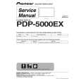 PIONEER PDP-5000EX/TYV5 Instrukcja Serwisowa