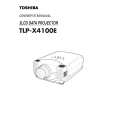 TOSHIBA TLP-X4100E Instrukcja Obsługi