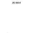 ZANUSSI ZC542E Instrukcja Obsługi