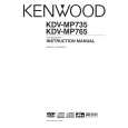 KENWOOD KDV-MP765 Instrukcja Obsługi