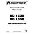 OMNITRONIC BD-1550 Instrukcja Obsługi