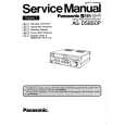 PANASONIC AG-DS850P VOLUME 1 Instrukcja Serwisowa
