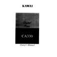 KAWAI CA330 Instrukcja Obsługi