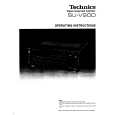TECHNICS SUV90D Instrukcja Obsługi