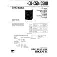 SONY HCD-C50 Instrukcja Serwisowa
