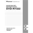 PIONEER DVD-R7322/ZUCKFP Instrukcja Obsługi