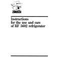 ZANUSSI RF5602 Instrukcja Obsługi