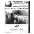 PANASONIC AG513 Instrukcja Obsługi
