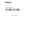 ROLAND HP3800G Instrukcja Obsługi