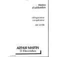 ARTHUR MARTIN ELECTROLUX AR3119B Instrukcja Obsługi