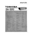 TOSHIBA SA-520 Instrukcja Serwisowa