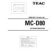 TEAC MC-D80 Instrukcja Serwisowa