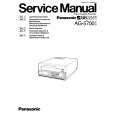 PANASONIC AG5700E Instrukcja Serwisowa