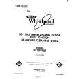 WHIRLPOOL SF310PSPW0 Katalog Części