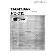 TOSHIBA PCX15 Instrukcja Serwisowa