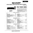 SHARP RX-100H(BK) Instrukcja Serwisowa