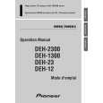 PIONEER DEH-2300/XIN/UC Instrukcja Obsługi