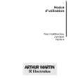 ARTHUR MARTIN ELECTROLUX FE2514W1 Instrukcja Obsługi
