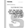 TOSHIBA TDPT90 Instrukcja Serwisowa